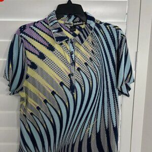 Ladies JAMIE SADOCK Short Sleeve Golf/Tennis Shirt -Size Extra Large